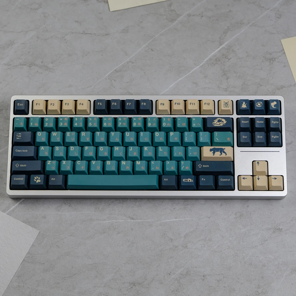 Teclas PBT Silenciosas Cherry MX - Dye Sublimation Forest - imagen 5