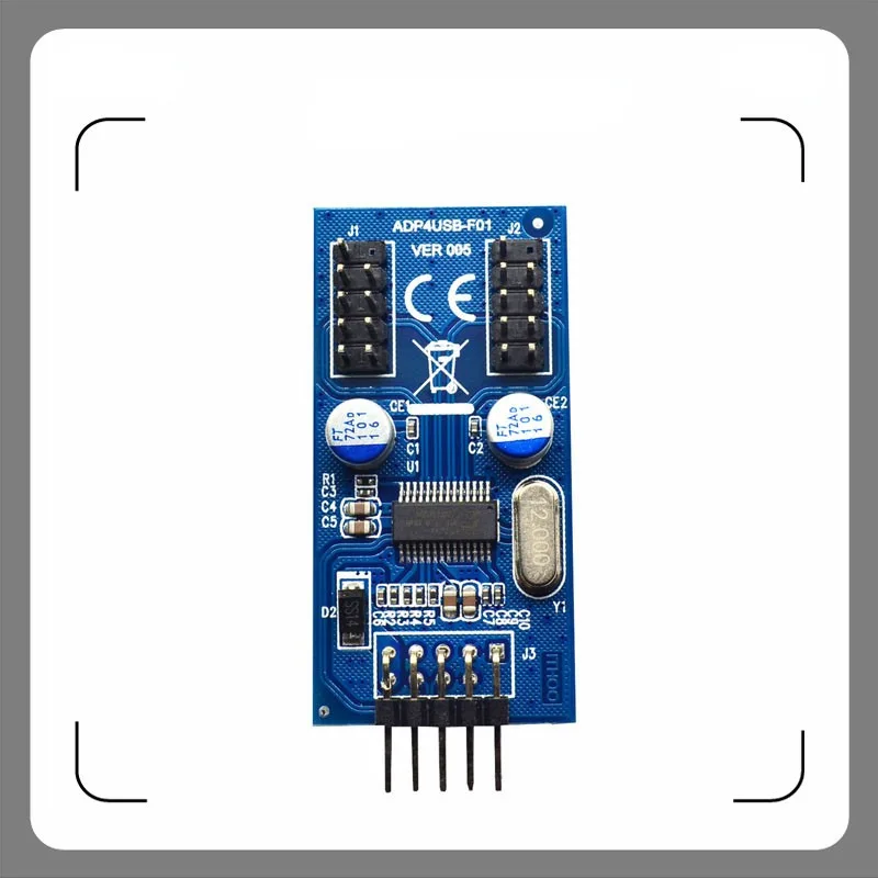 Accesorios de placa base de ordenador, herramientas de red, Pin USB 1 en 2, USB 2,0, 9 pines a interfaz Dual de 9 pines, accesorios de periféricos de Host - imagen 2