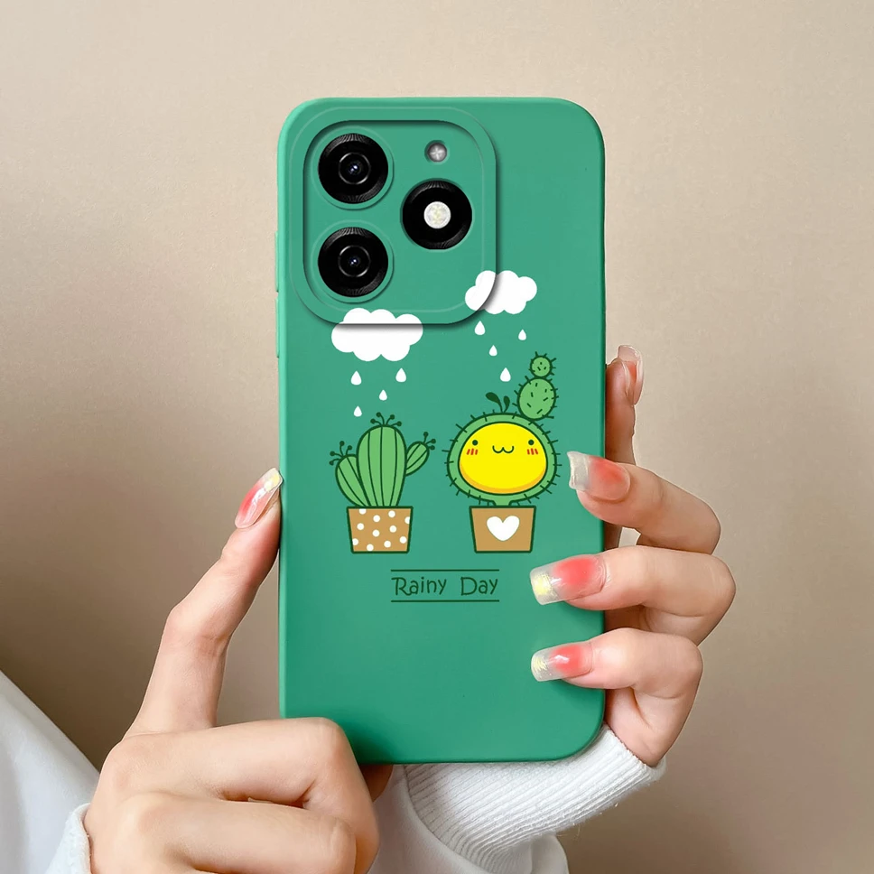 Para Tecno Spark 20 Pro Plus 20C funda de teléfono patrones divertidos de dibujos animados cobertura completa cubierta suave para Tecno Spark20 parachoques ligero - imagen 4