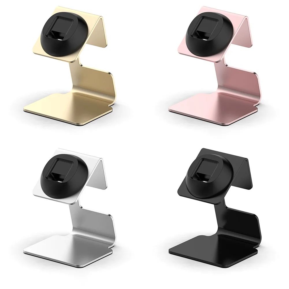 Charger Charging Stand for Xiaomi Mi Band 8 Aluminium Charger Desk Holder Silicone Card Coil Non-Slip Mat Charging Stand Dock - imagen 2