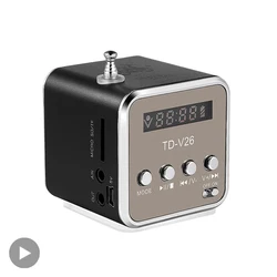 Mini Altavoz Bluetooth Portátil con Radio FM y Reproductor MP3
