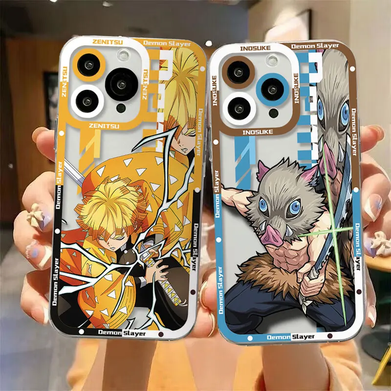 Funda de teléfono de Anime para iPhone, carcasa transparente para iPhone 16, 15, 14, 13, 12, 11, Mini Pro Max, X, XR, XSMax, 7, 8 Plus, SE20, novedad del año 2024 - imagen 3