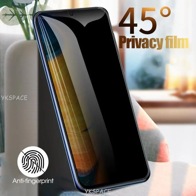 2 uds Protector de pantalla de privacidad para Samsung Galaxy A02 A02S A22 A32 A42 A52 A52S A72 A82 5G película de vidrio templado antiespía - imagen 2