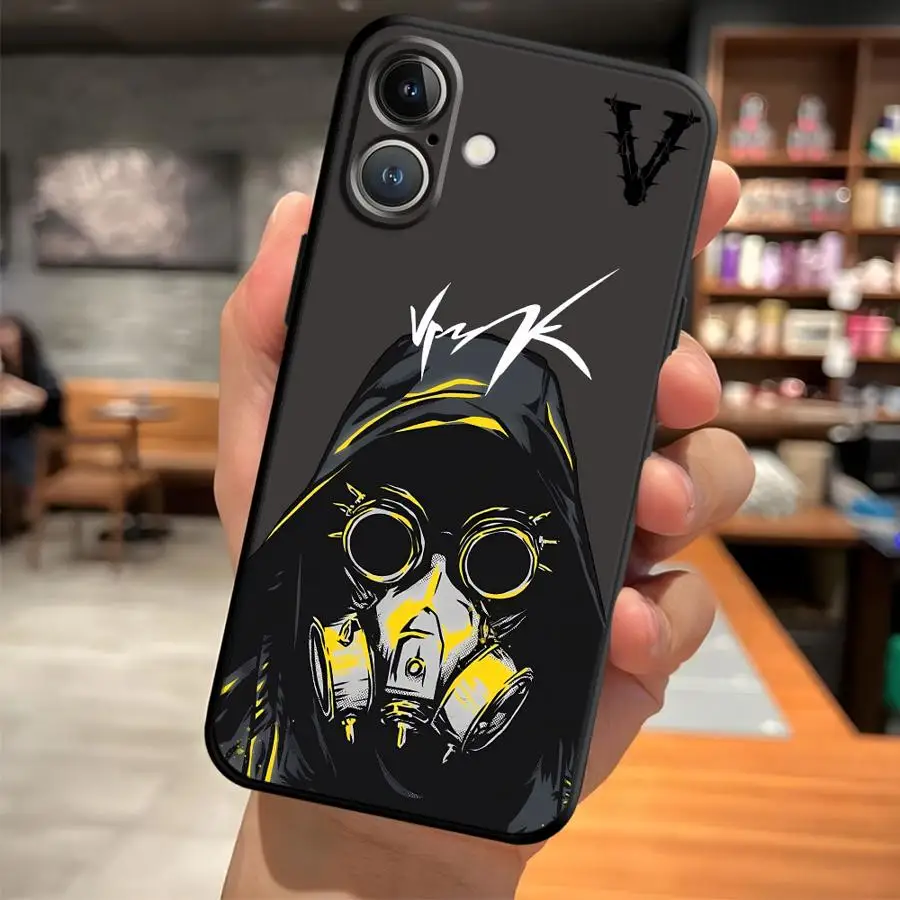 V-VrunkS Senior Funda de teléfono suave negra para iPhone 7 8 13 12 11 17 Pro Max 15 16 14 Plus 17Air XS Max XR - imagen 2