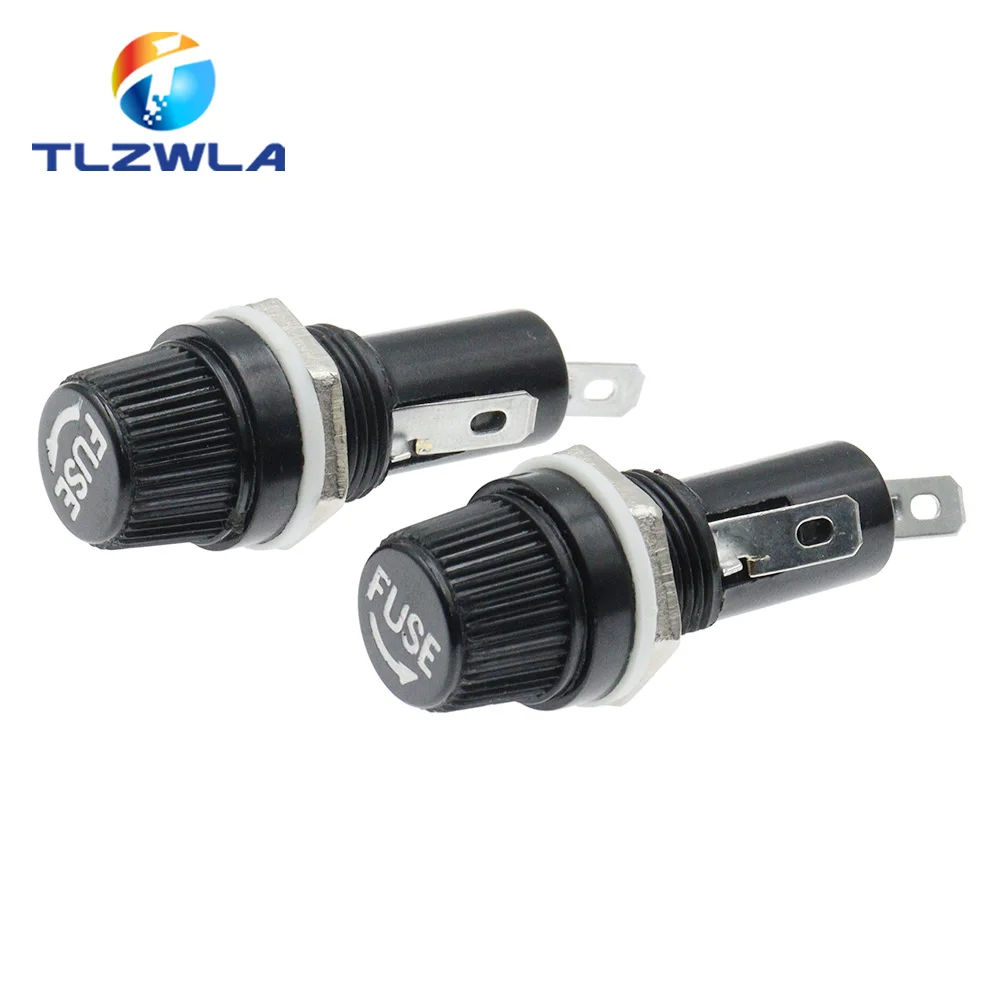 Portafusibles de 5 piezas/13, 5x20mm, 6x30mm, 10A, 125V/250V, montaje en Panel, resistente a altas temperaturas, cajas de fusibles de 5x20mm - imagen 3