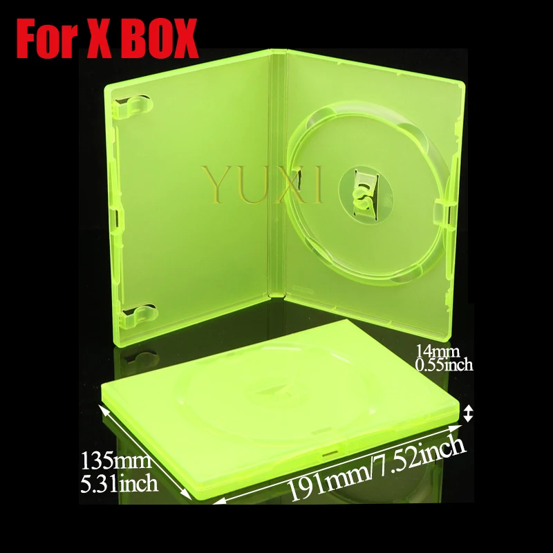 YUXI 1 unidad de caja protectora de almacenamiento de discos CD DVD para PS3 PS1 Wii Xbox CD funda de disco de juego - imagen 3