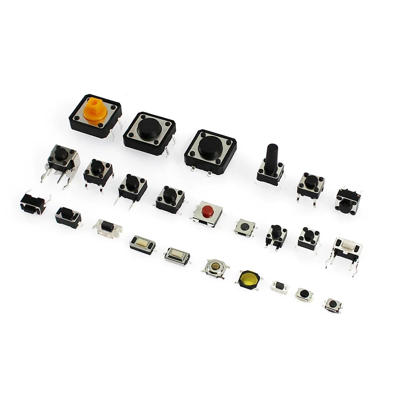 10/14/25 tipos de interruptor de botón táctil DIP SMD Micro interruptor, Micro botones Kit de componentes táctiles para TV juguetes hogar - imagen 3