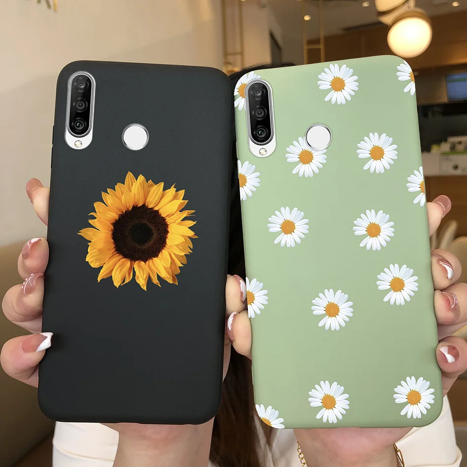 Funda bonita de dibujos animados para Huawei P30 Lite, funda de silicona suave con corazón de mariposa, Protector para Huawei P30lite MAR-LX1M - imagen 4