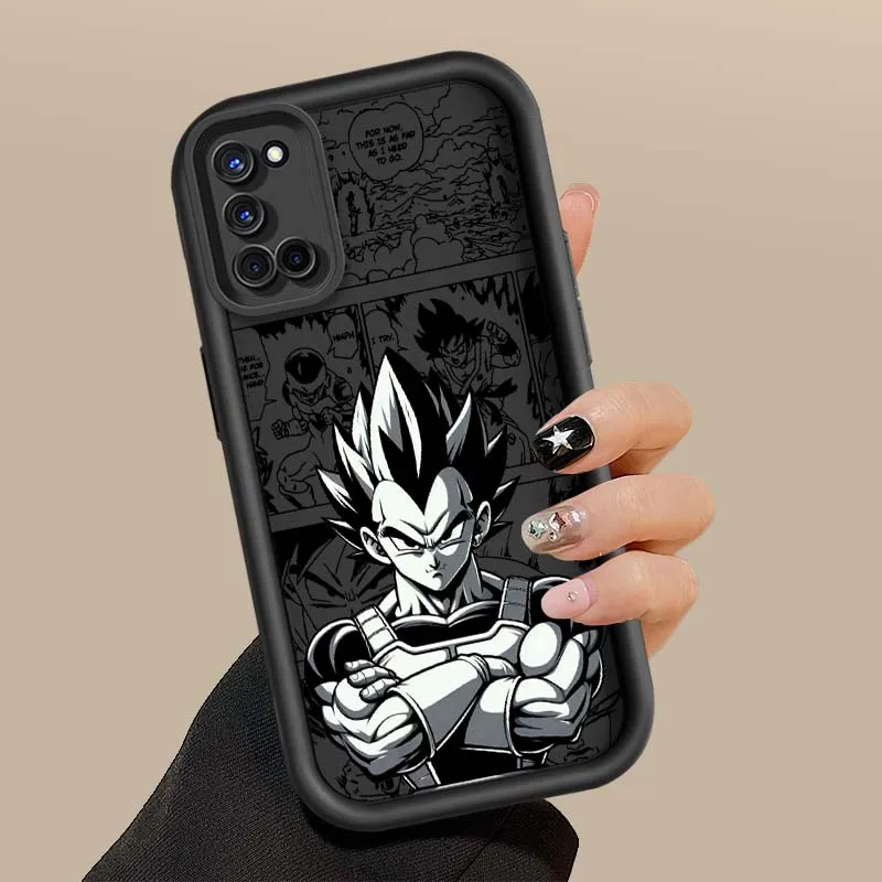 Funda de Anime Vegeta d-dragon Balls para OPPO A96 A95 A92 A77 A74 A73 A72 A58 A57 A55 A54 A53 A52 funda de teléfono con escalera ocular - imagen 3