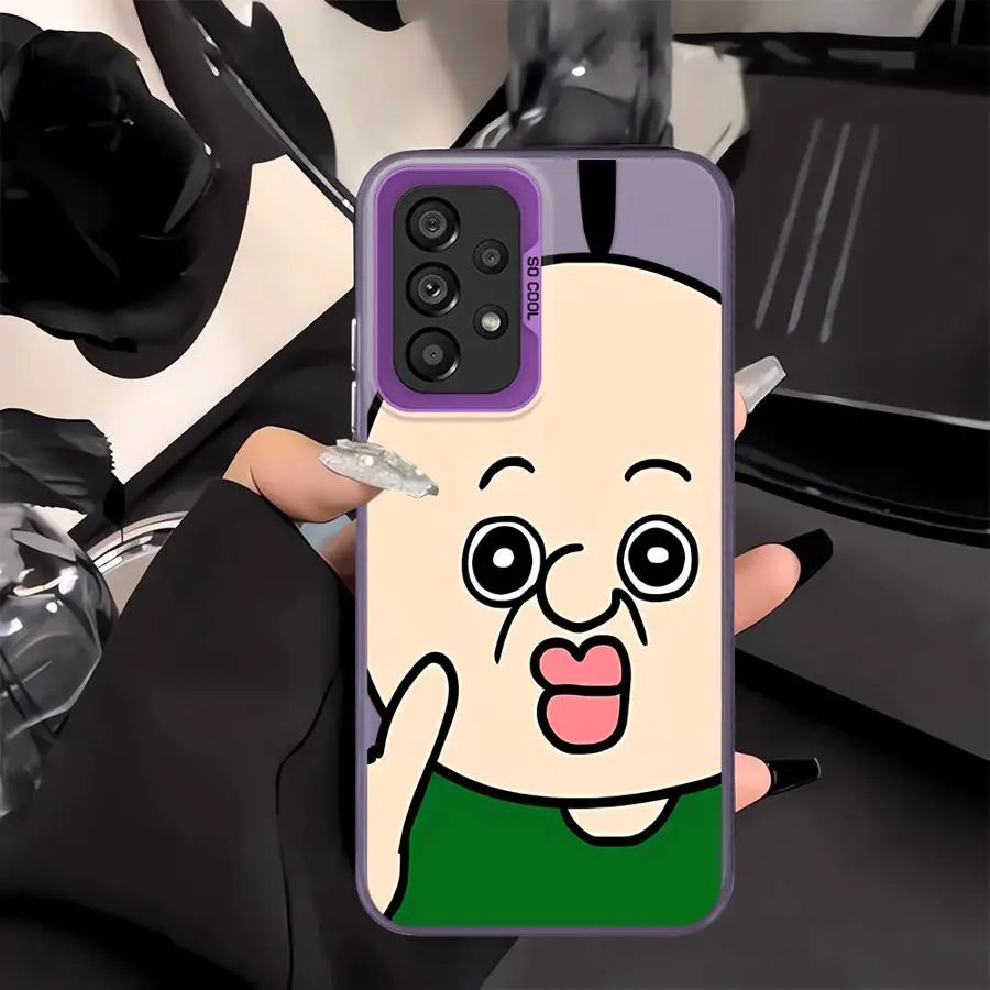 Linda pareja Bangbang Yuzhi funda trasera para teléfono para Samsung Galaxy A17 A20s A32 A34 A24 A25 A15 A16 A36 A35 A21s A23 A13 A14 - imagen 5