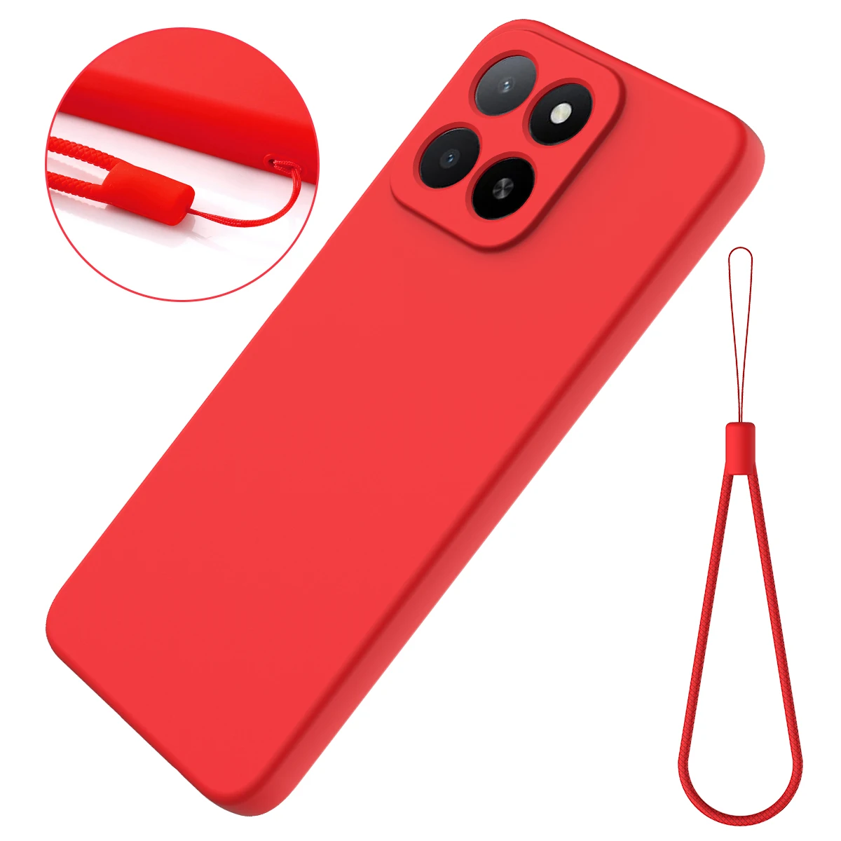Funda de silicona para Honor X5B Plus, funda anticaída suave ultrafina con sensación de piel suave para Huawei Honor X5B Plus X5B + parachoques a prueba de golpes - imagen 2