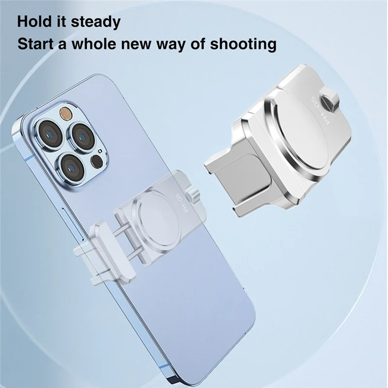 Clip magnético Top-PH-05 para estabilizador de cardán DJI OM 6/OM 5/OM 4/OM 4 SE, soporte para teléfono móvil con soporte de zapata fría para luz Led - imagen 5