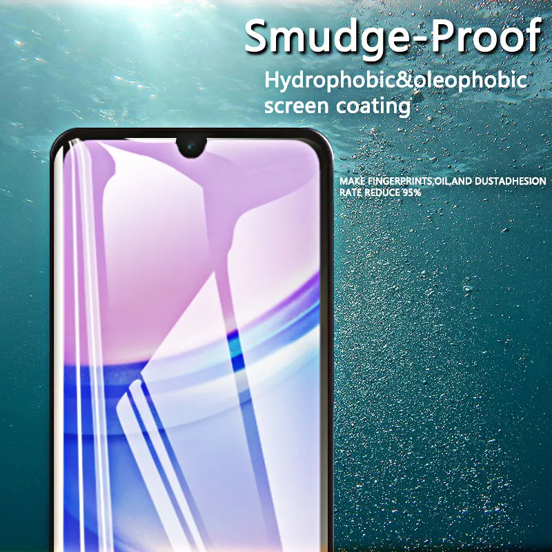 Protector de pantalla para Galaxy A15 4G Samsung, cristal templado, alta aluminio, antiarañazos, compatible con huella dactilar HD, 1-4 Uds. - imagen 3
