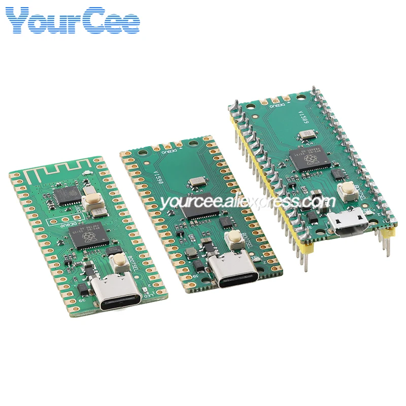 5 uds/1 unidad ProMicro Pico Mini/W RP2040 procesador Cortex M0 de doble núcleo 133MHz módulo de placa de desarrollo de sistema central 264KB SRAM 2MB - imagen 3