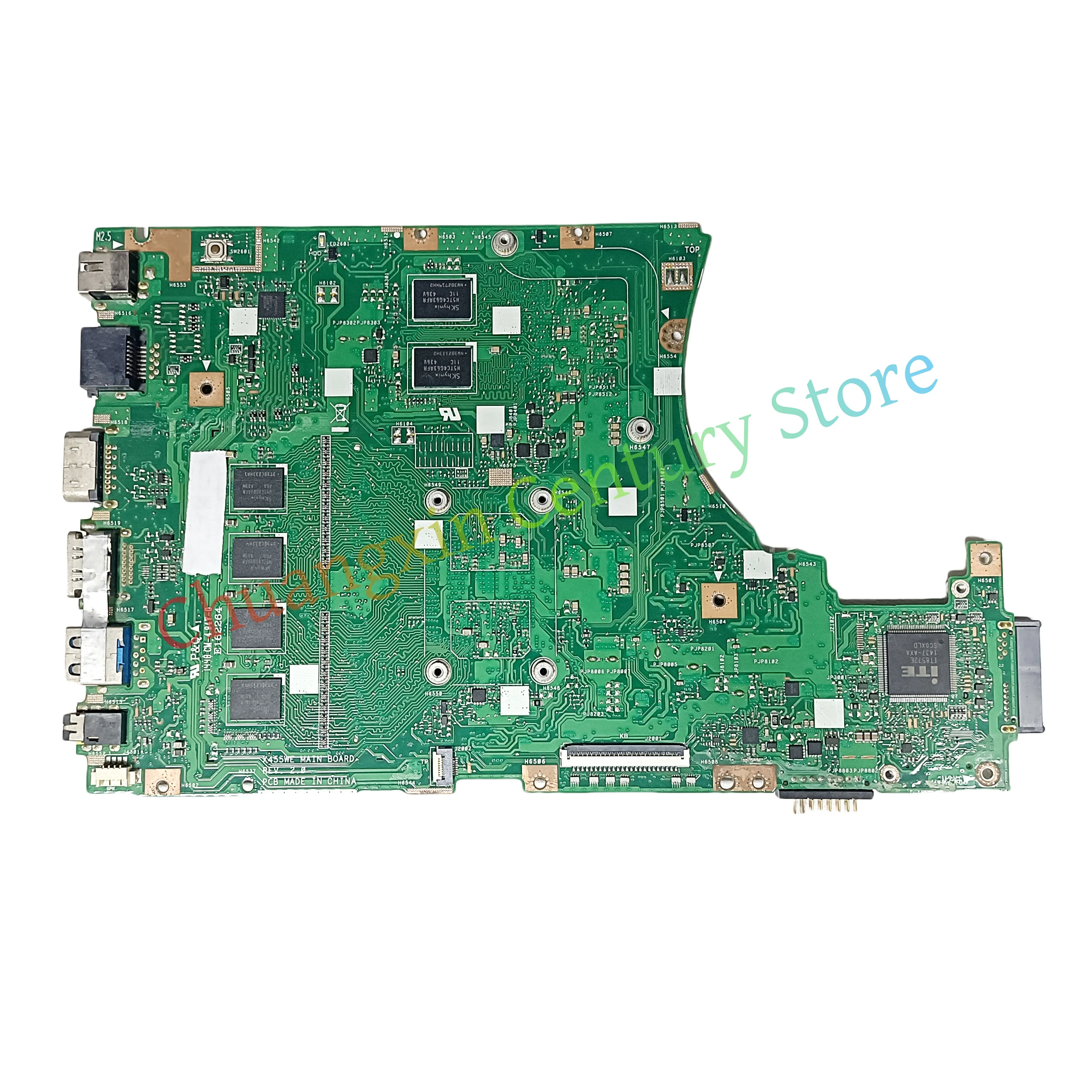 Placa base X455WE para portátil Asus X455W X455WA X455WE X454W X454WA con CPU EM6110 RAM 4G GPU 2G 100% prueba ok envío - imagen 2