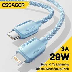 Cable USB-C Lightning Essager PD 20W Carga Rápida para iPhone, iPad, MacBook