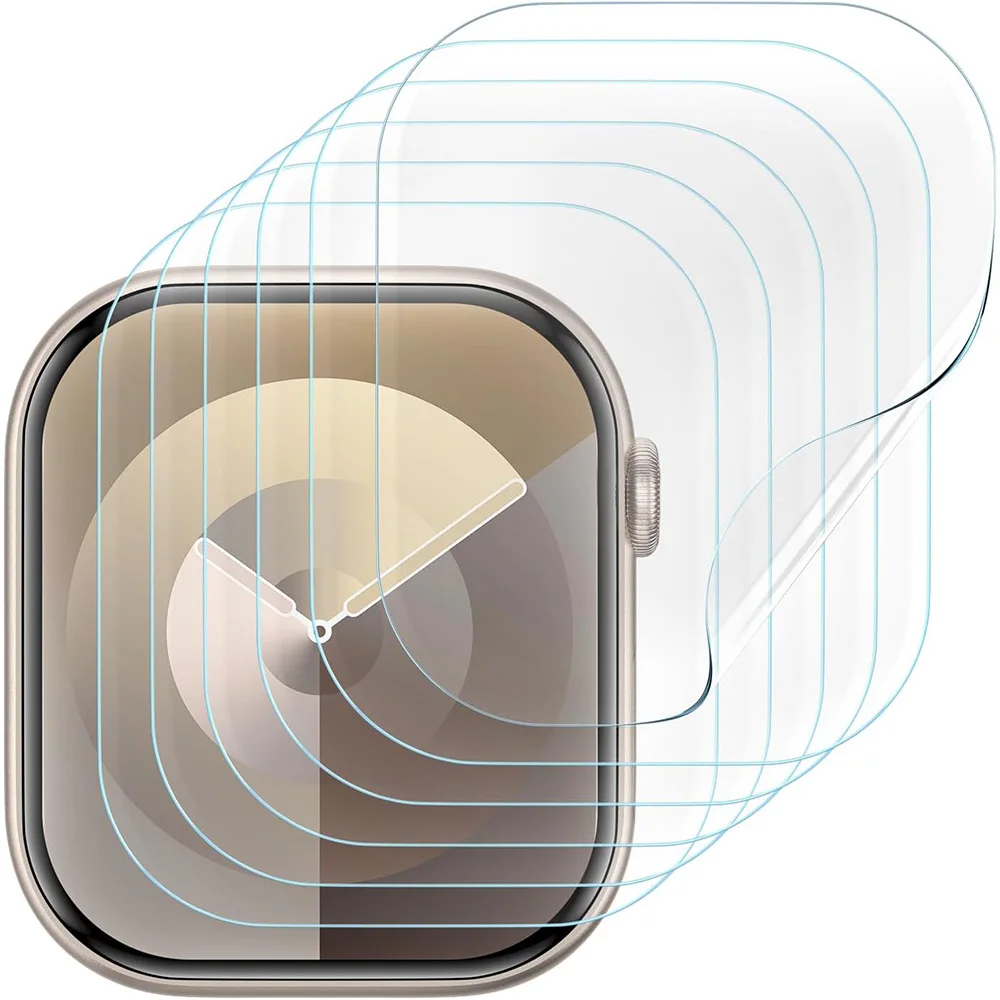 10 Uds Protector de pantalla para Apple Watch Series 10 46mm 2024 42MM Ultra 3 2 49MM 45MM 41MM 40MM 44MM 46 MM accesorios de protección