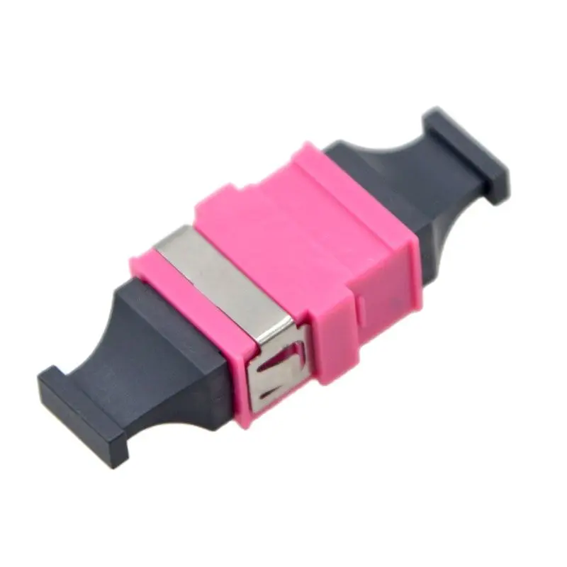 Conector de fibra óptica MPO MTP, adaptador de brida arriba-abajo OM3, acoplador de 10 Gigabit especial, 1 piezas, venta al por mayor a Brasil - imagen 2