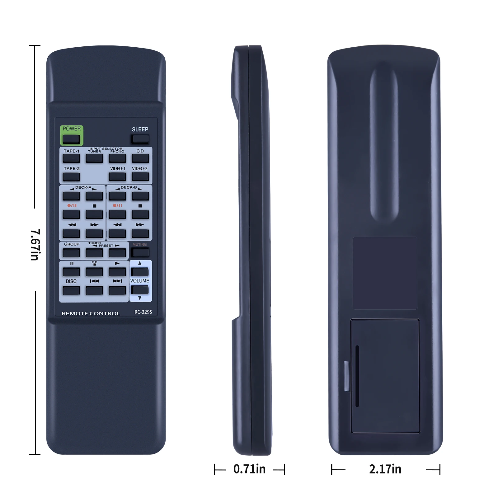 Mando a distancia para ONKYO RC-329S, A9310, A9711, AFV240, ARV401, ASV210, ASV602, ASV620, TXS8511, TX8511, nuevo - imagen 5