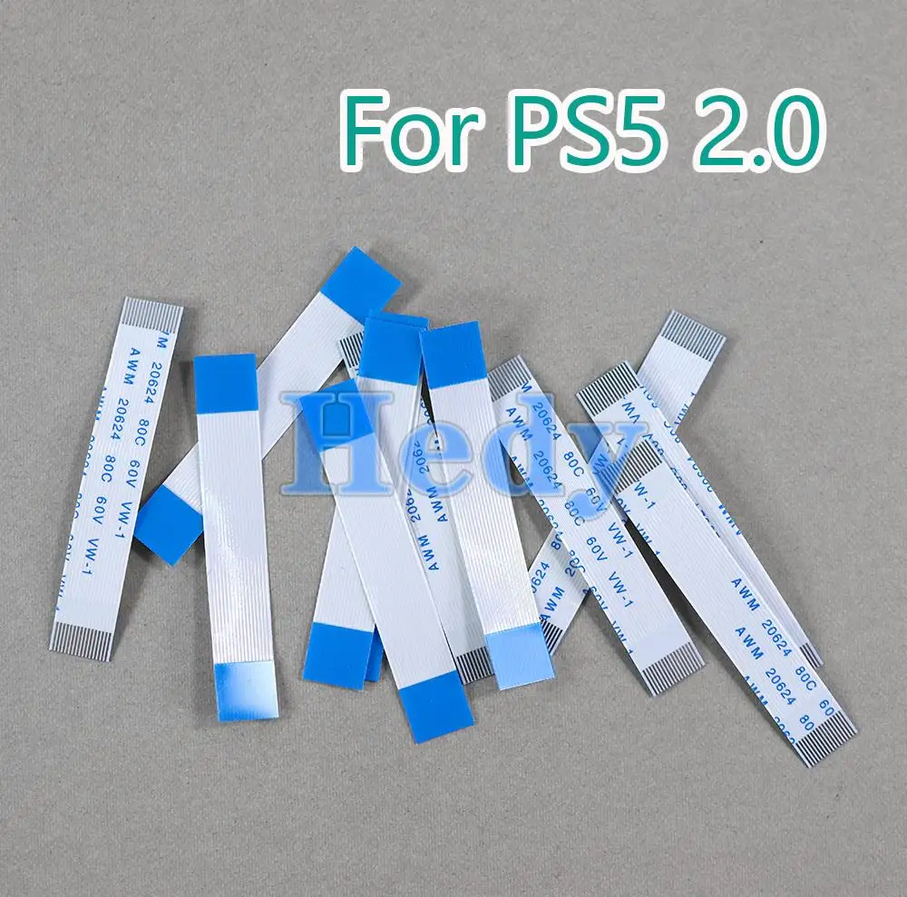 2 uds para Playstation 5 V2.0 L R izquierda derecha L1 L2 R1 R2 conectar cinta Cable flexible mango botón placa Cable para controlador PS5 - imagen 5