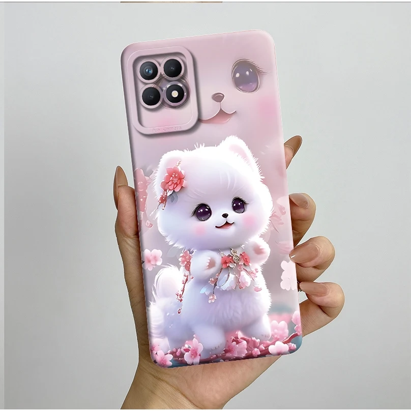 Para Realme 8i funda RMX3151 bonitas flores Protector de cámara carcasa a prueba de golpes para Realme 8i Narzo 50 Narzo50 funda de silicona suave - imagen 5