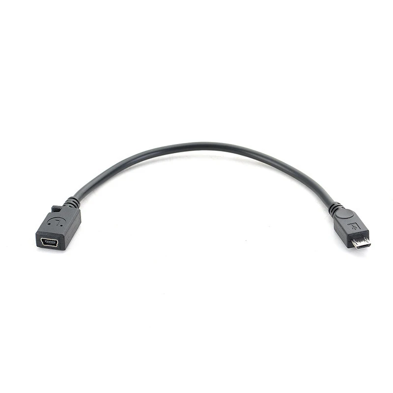 Convertidor Micro USB macho a Mini USB hembra, Cable de carga de datos de 8 pines a 5 pines, Cable OD4.0mm, conector MP3 MP4 para tableta y teléfono inteligente - imagen 4