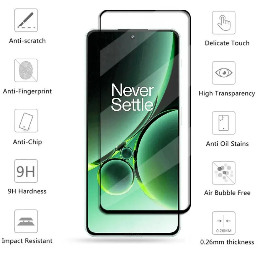 Vidrio de cubierta completa para OnePlus Nord 4 3 Protector de pantalla para OnePlus Ace 5 Pro 13R Ace 3V película protectora de lente de vidrio templado - imagen 2
