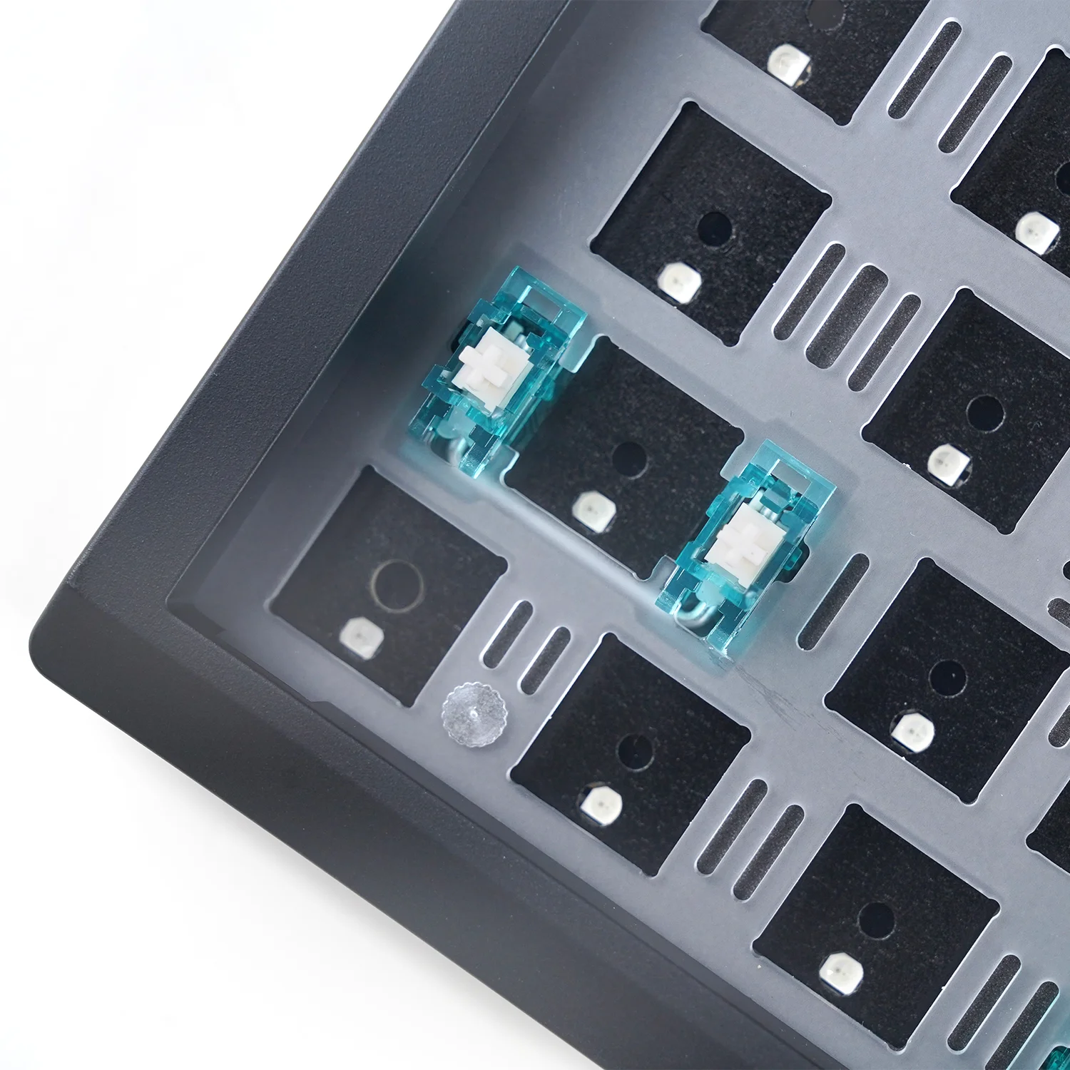 Kit de teclado mecánico GMK81, montaje de junta de barras inalámbrico de intercambio en caliente personalizado al 75%, RGB con pantalla de visualización para Win/Mac - imagen 5