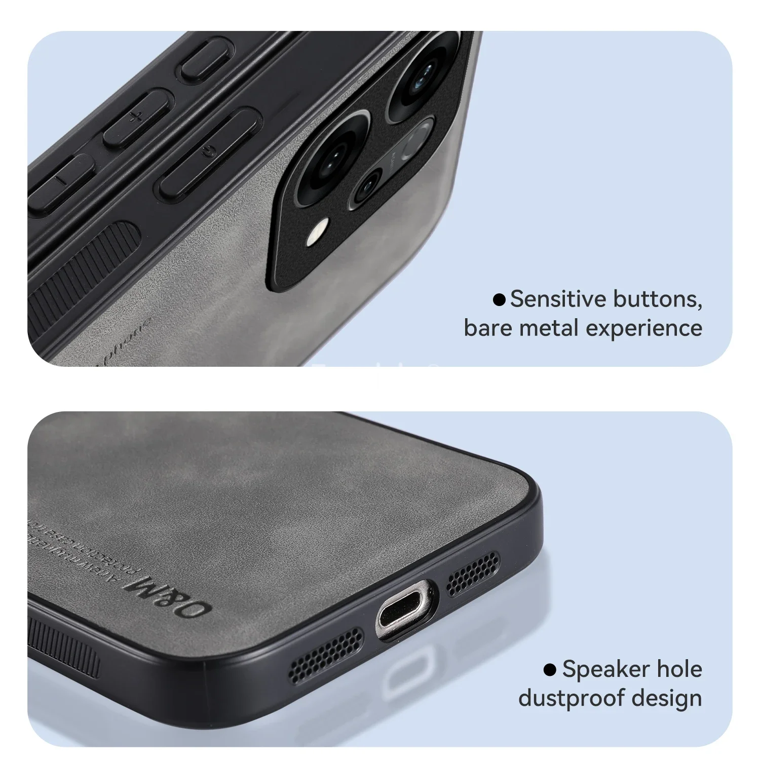 Funda magnética de cuero nobuck para OPPO Reno 14 Pro 14F Reno14 F 5G Ren, funda protectora a prueba de golpes, carcasa trasera, Capa Fundas - imagen 5