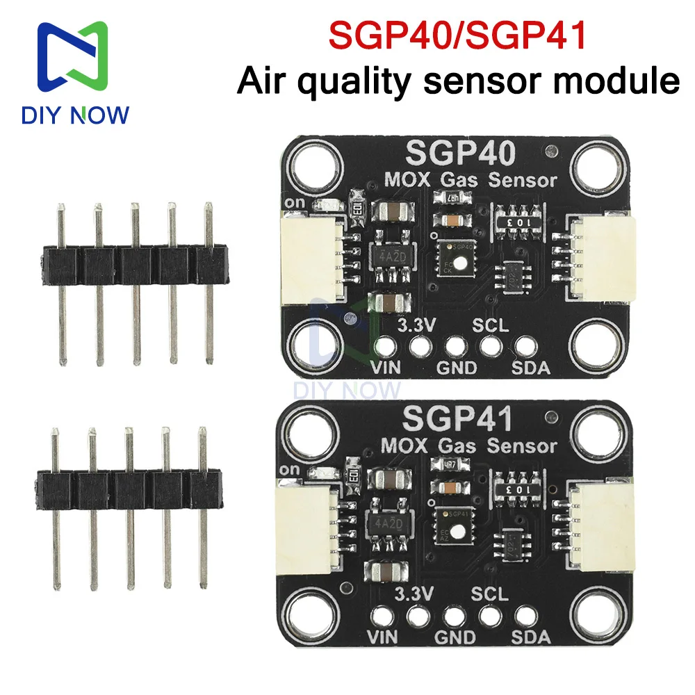 Módulo de sensor de calidad del aire SGP40/SGP41 Módulo de sensor VOC digital Sensor de ambiente de gas dual Compatible con STEMMA QT/Qwiic - imagen 2