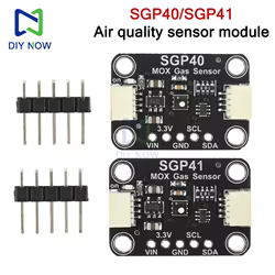 Módulo de sensor de calidad del aire SGP40/SGP41 Módulo de sensor VOC digital Sensor de ambiente de gas dual Compatible con STEMMA QT/Qwiic