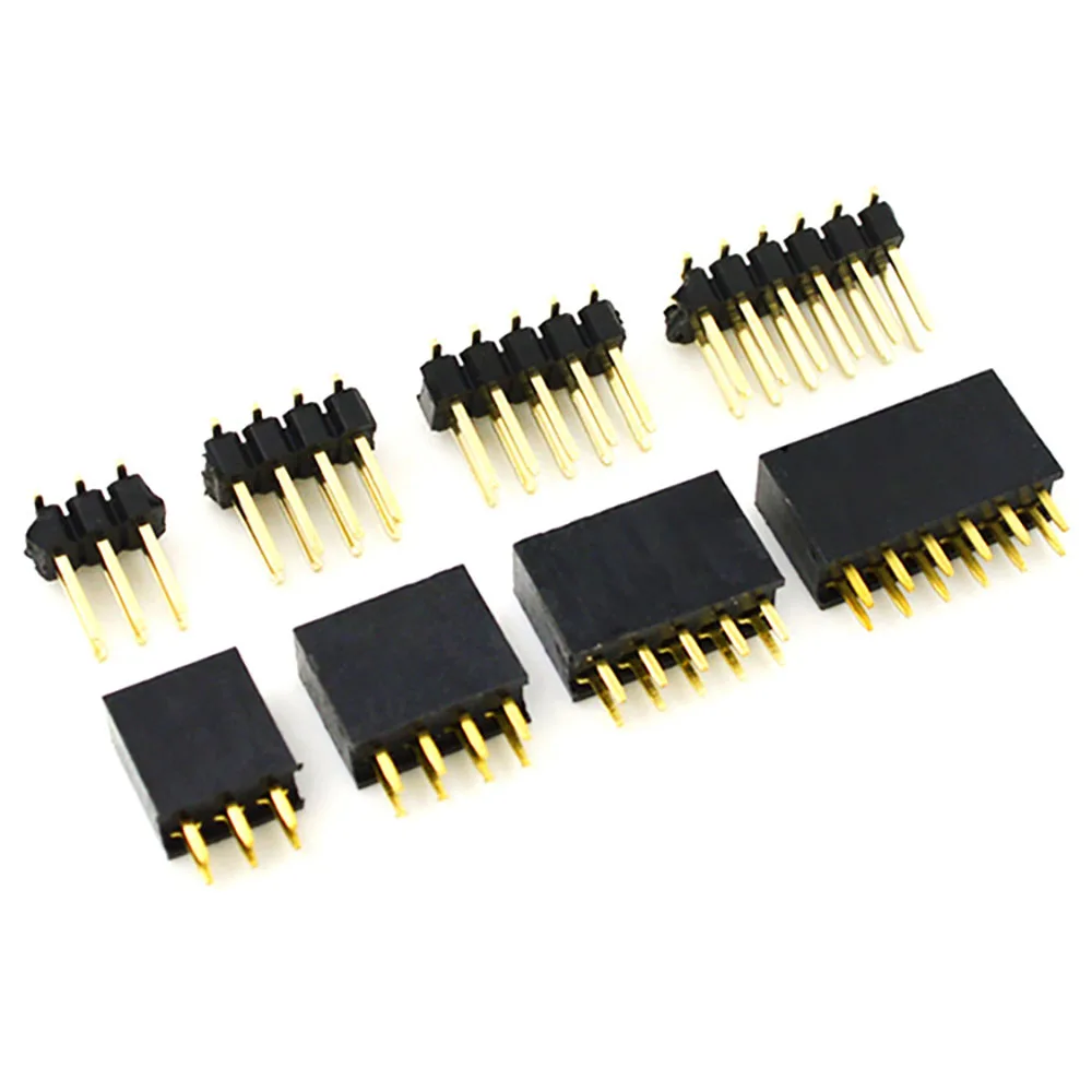 Conector de enchufe de clavija de 2-40P macho hembra de doble fila de 2,54mm 2x2/3/4/5/6/7/8/10/15/20/25/40 pines - imagen 4