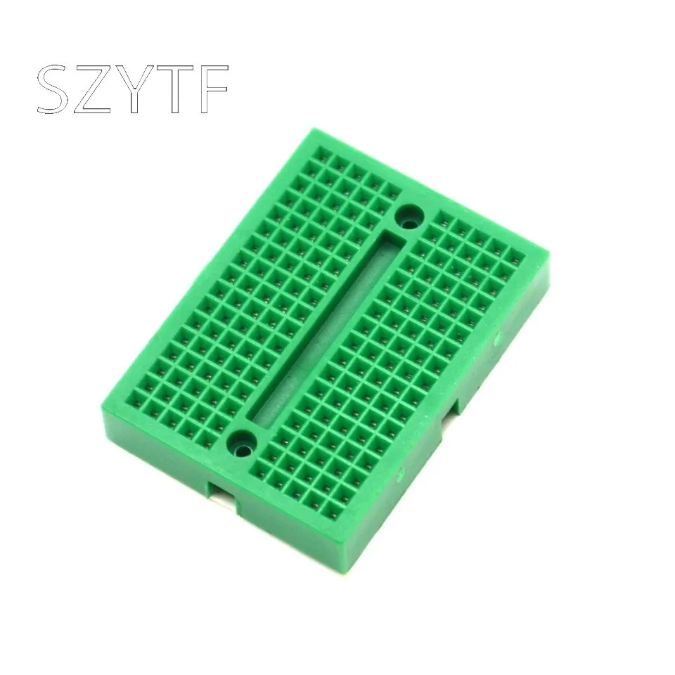 Mini prototipo sin soldadura de piezas, placa de pruebas de prueba, 170 puntos de conexión, 35x47x8,5mm, 1 unidad - imagen 2