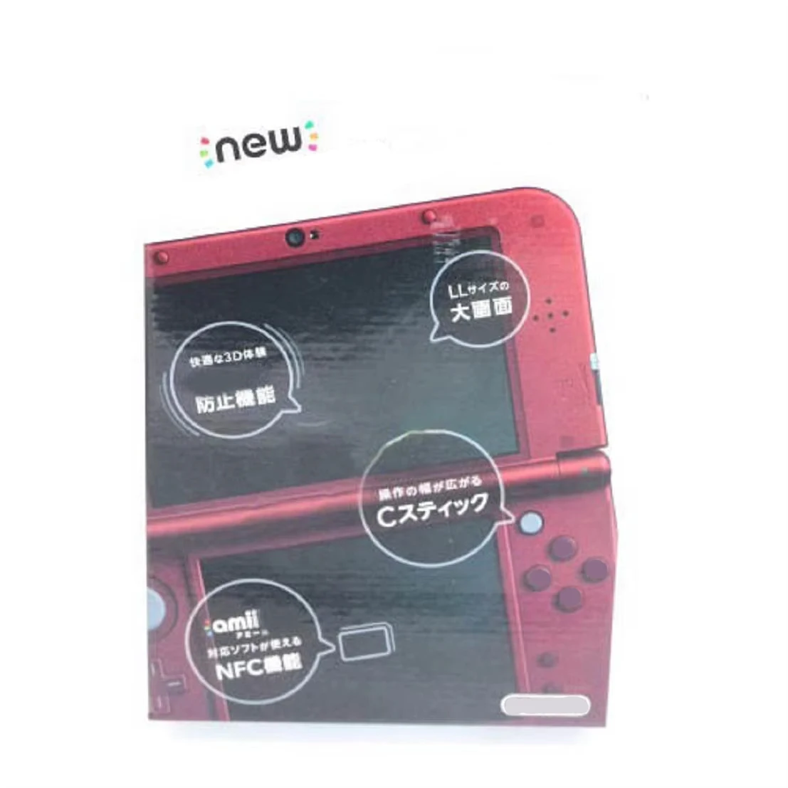 Caja de cartón con Manual e inserción para nueva consola de juegos 3DS LL, reemplazo de carcasa nueva, caja de embalaje - imagen 2