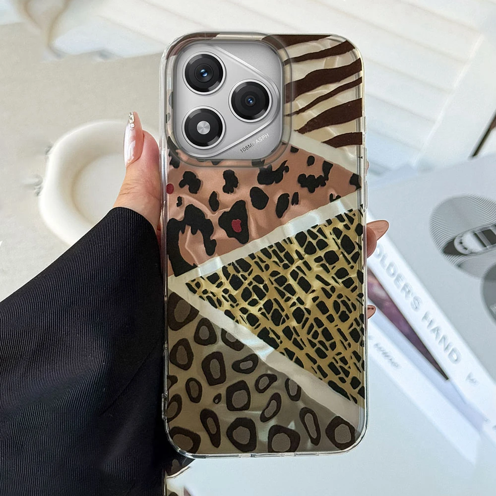 Fundas de teléfono con textura de onda de agua y estampado de leopardo para Honor 400 200 Pro Magic 6 7 5 Lite X9a X9c X9b X8a X8b X8c, funda de silicona - imagen 5