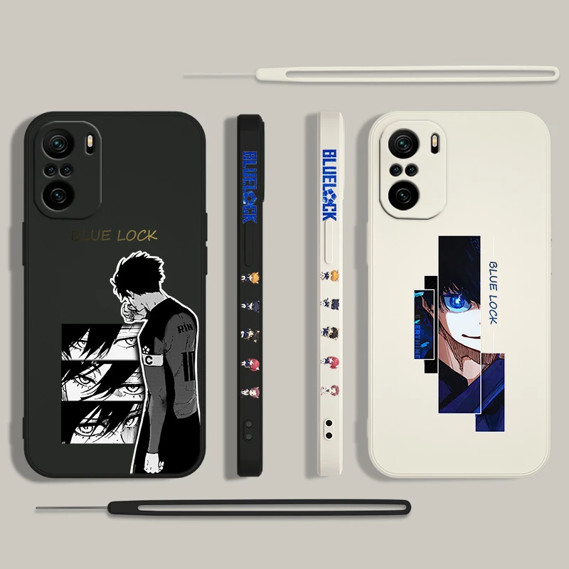 Funda de teléfono con cuerda para Xiaomi Redmi Note 13, 12, 12Pro, 11, 11S, 11T, 10S, 10 Pro Plus, 5G