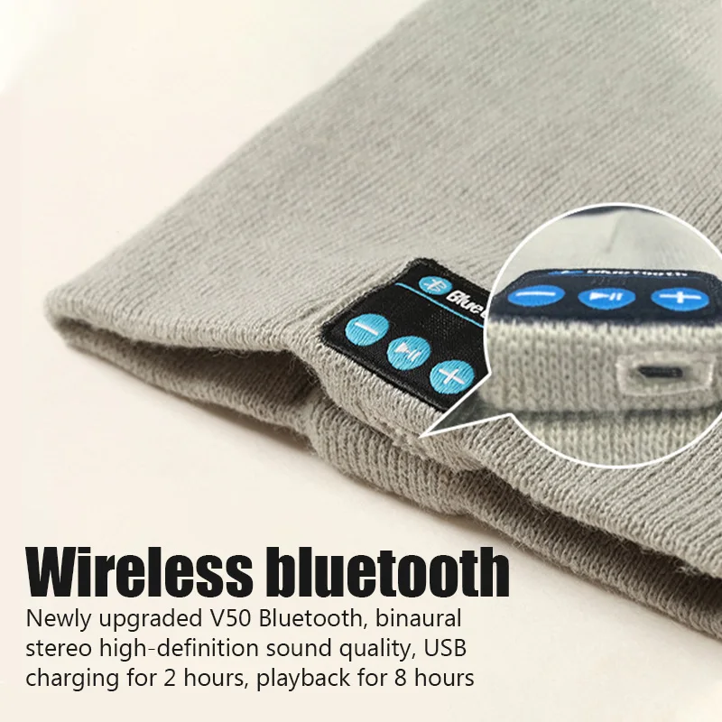 Auriculares inalámbricos con Bluetooth para dormir, audífonos estéreo con diadema, auriculares deportivos para música, sombrero, máscara de ojos, sueño lateral delgado - imagen 5