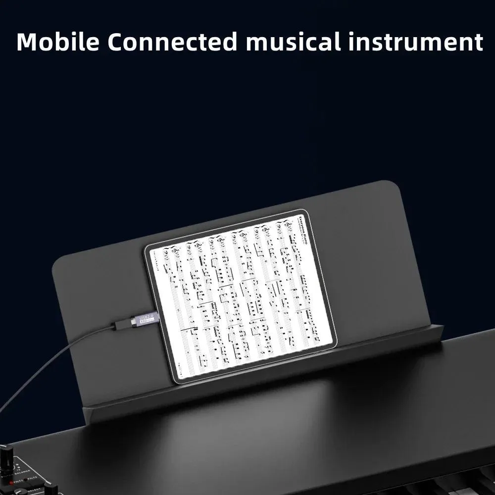 Para convertidor MIDI, impresora, Piano eléctrico, portátil, móvil, USB-A/Mini/Micro/tipo C a USB-B, conectores adaptadores hembra - imagen 4