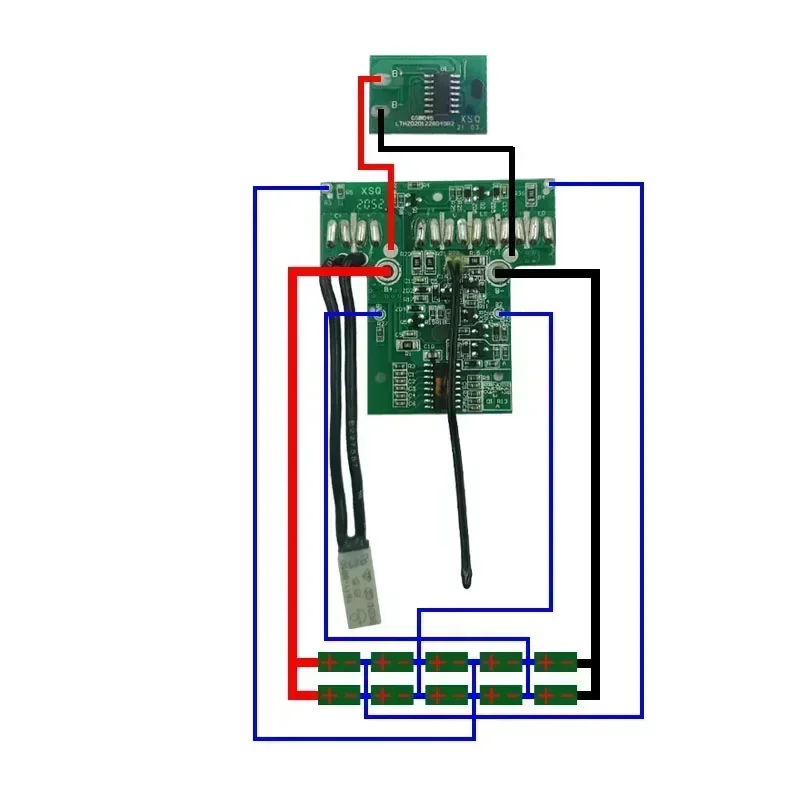 Caja de batería carcasa de plástico para Hitachi 20V 18V caja de batería BSL1830 pantalla de energía PCB placa de circuito de protección de carga - imagen 5