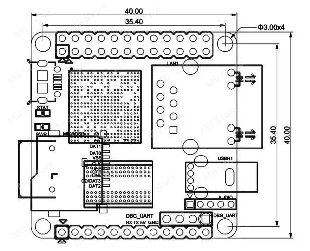 NanoPi NEO V1.4 LTS 512MB DDR RAM Allwinner H3, OpenWRT,Quad Cortex-A7 Hasta 1,2 GHz, compatible con Ubuntu Linux A-rmbian DietPi Kali - imagen 4