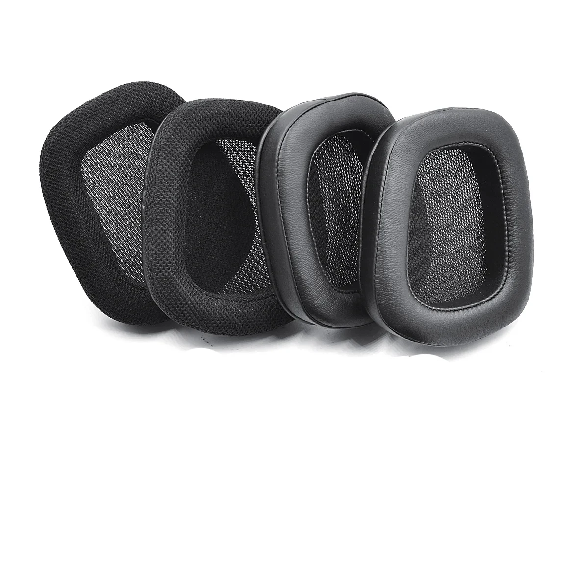 Almohadillas para auriculares Logitech G633 G933, funda de esponja de cojín, funda protectora de malla de cuero transpirable para los oídos - imagen 3