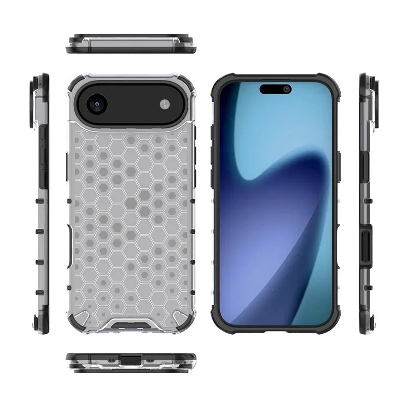 Para iPhone Air funda para iPhone 13 14 15 16 17 Pro iPhone Air cubierta de panal duro PC protección a prueba de golpes parachoques para iPhone Air - imagen 3