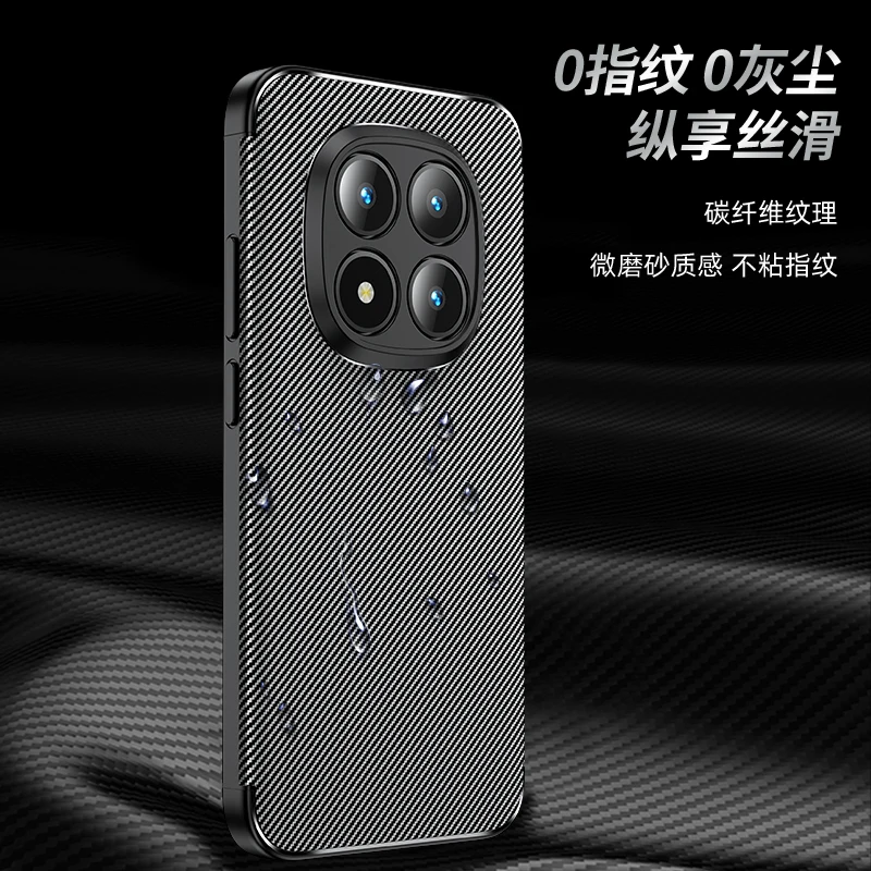 Para Xiaomi Redmi Note 15 funda Redmi Note 15 Pro Plus 5G Capas a prueba de golpes parachoques de fibra de carbono TPU Fundas Redmi Note 15 Pro - imagen 4