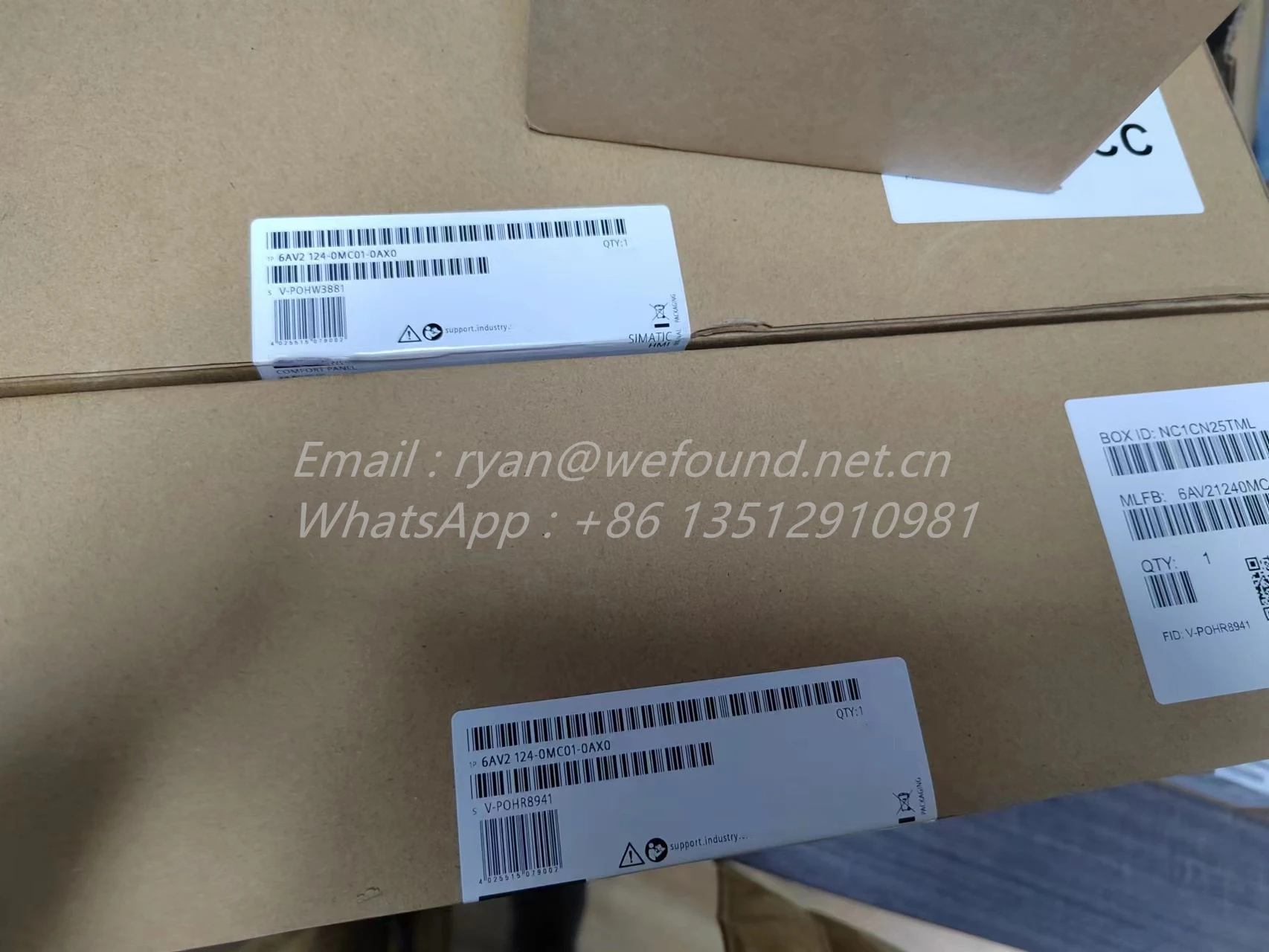 6AV2124-0MC01-0AX0 , SIMATIC HMI TP1200 Comfort Panel, operación táctil, pantalla TFT de pantalla panorámica de 12" - imagen 2