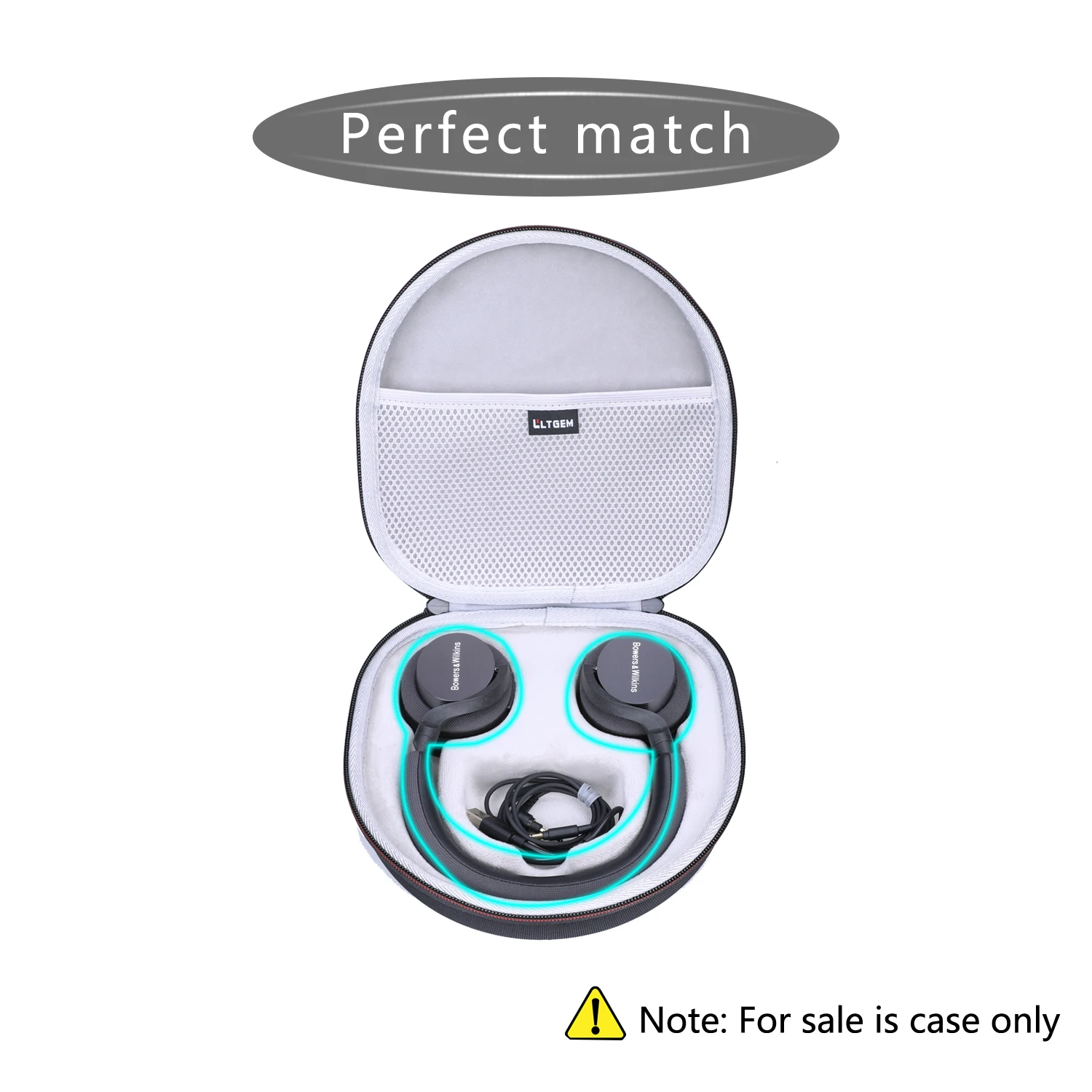 Funda para auriculares Bowers & Wilkins PX5, bolsa de almacenamiento para auriculares inalámbricos con cancelación de ruido, accesorios para auriculares - imagen 4