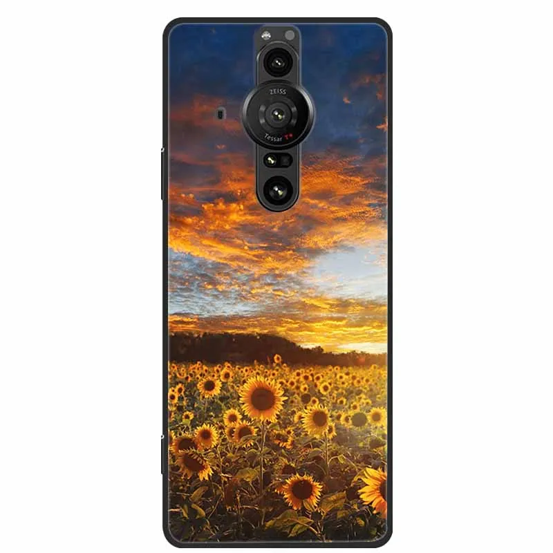 Para SONY XPERIA PRO-I funda Original de silicona suave TPU fundas de teléfono para SONY XPERIA PRO I paisaje cubierta trasera a prueba de golpes nuevas Fundas - imagen 2