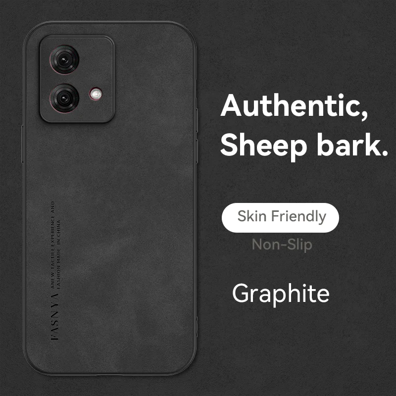 Funda de silicona de piel de oveja a la moda para Motorola Moto G86 G84 G56 G05 G15 G75 G55 G35 G34 G54 G24 Power Back Cover - imagen 4