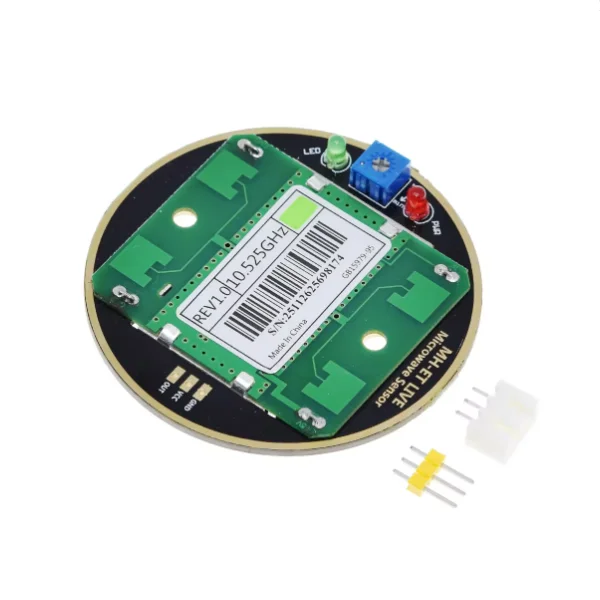 Módulo de sensor de radar de microondas inalámbrico HB100 Detector inteligente inalámbrico Sensor de 10,525 GHz - imagen 2