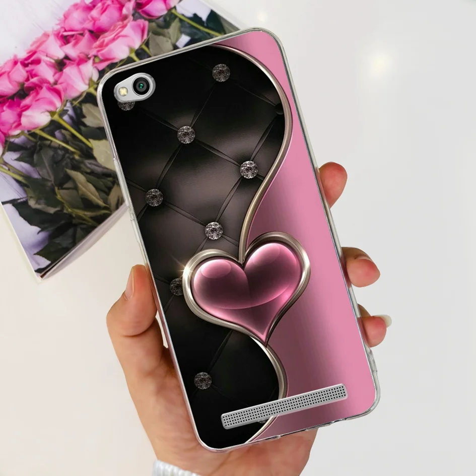 Funda de silicona suave para Xiaomi Redmi 4A, carcasa transparente de mariposa, a la moda, Redmi 5A - imagen 4