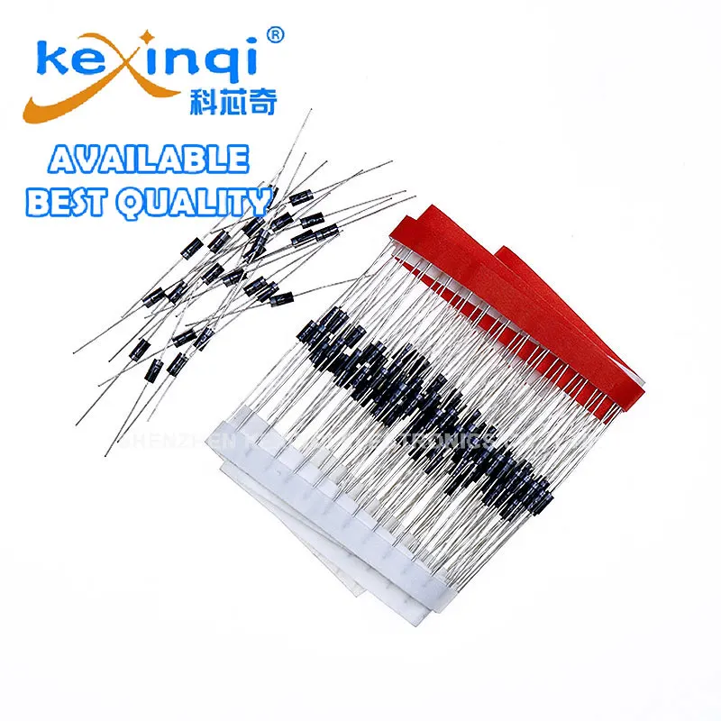 (50 uds) 1N4007 4007 1A 1000V D0-41 diodo rectificador 1N4001 1N4002 1N4003 1N4004 1N4005 1N4006 en 4001 4002 4003 4004 4005 4006